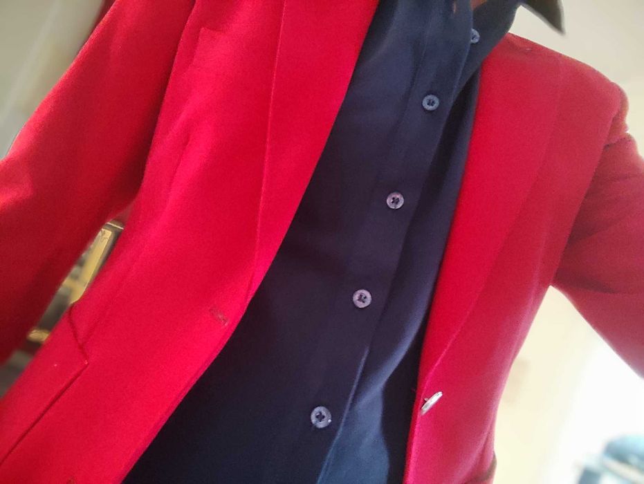 Blazer vermelho - oficina Mustra LUXO