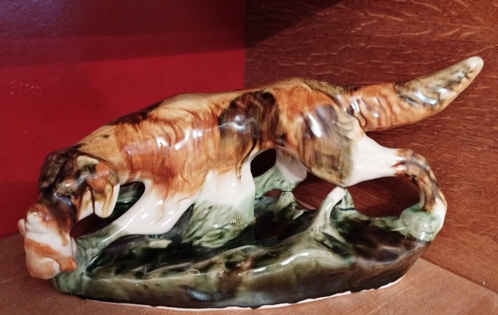 Статуэтка "Собака на охоте" СССР