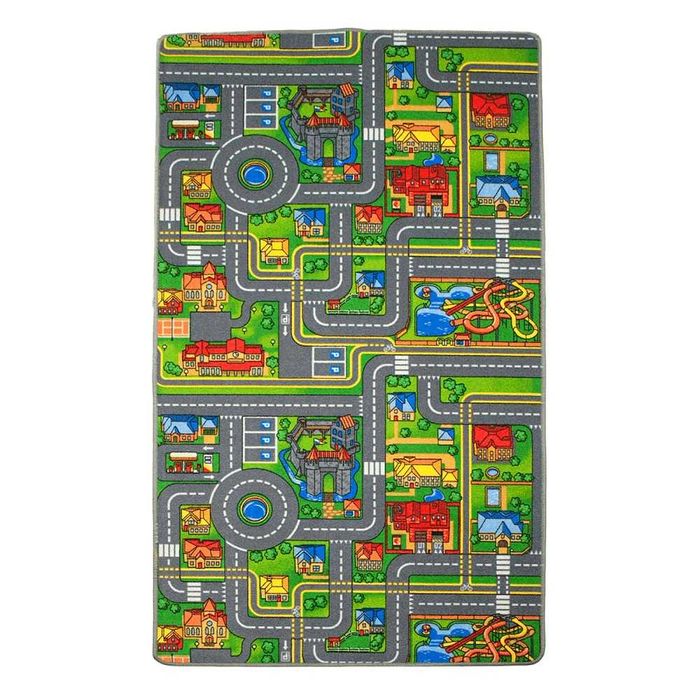 NOWY Dywan zewnętrzny dziecięcy pokój miasto ulice droga 150x200