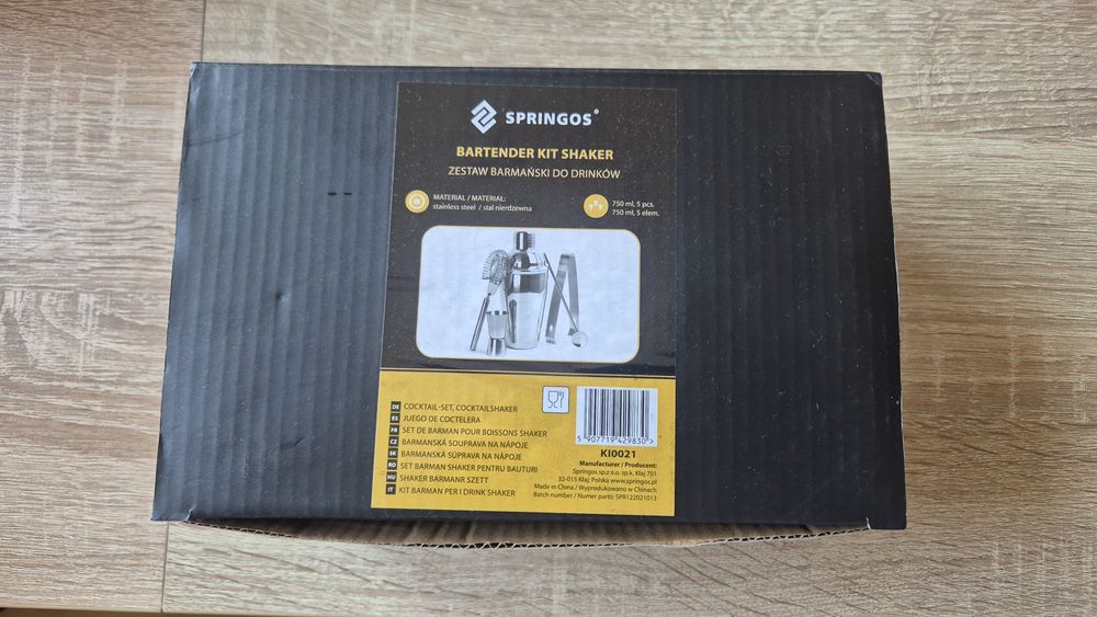 Zestaw barmański do drinków Springos (5 el. / 750 ml) – NOWY!