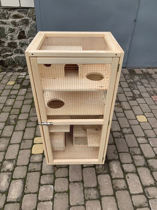 Вітрина для шиншили, дегу, білки, бігове колесо