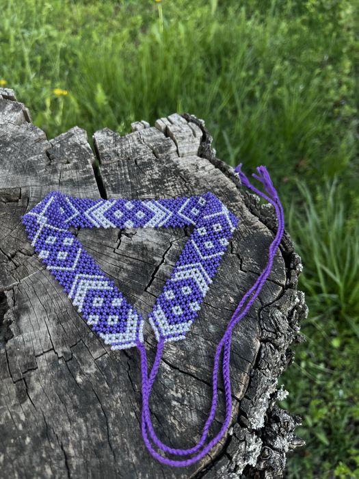 Чокери із бісеру в стилі Лесі Українки