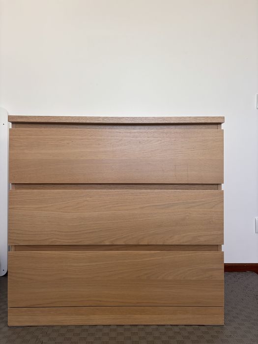 Cómoda 3 gavetas Malm