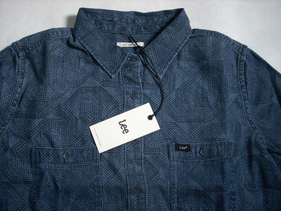 Koszula LEE Dżinsowa Jeans Wzór NOWA 38 40