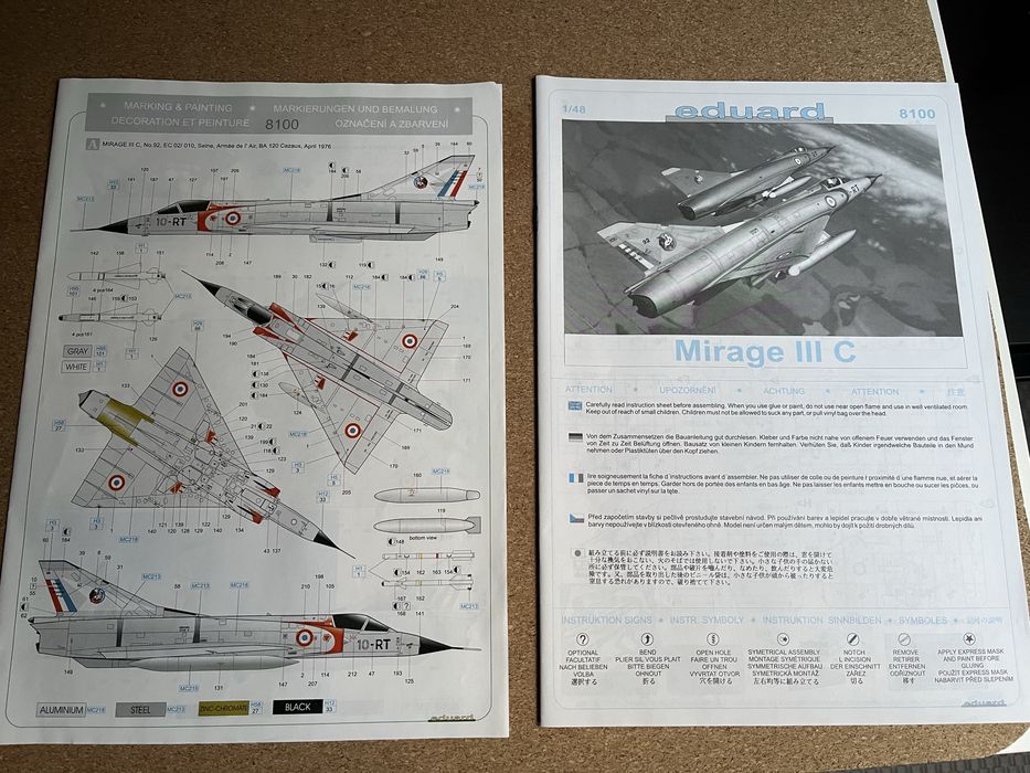 Eduard Dassault Mirage IIIC 1:48