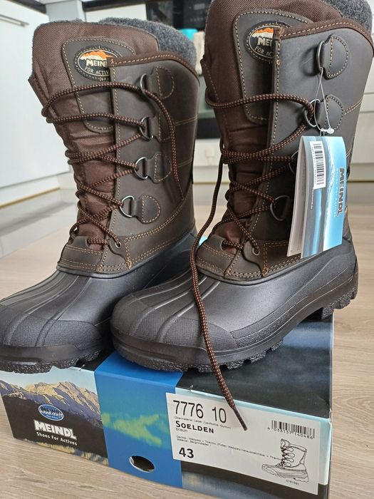 Śniegowce Meindl soelden rozmiar 43, braun. Buty dla myśliwego.