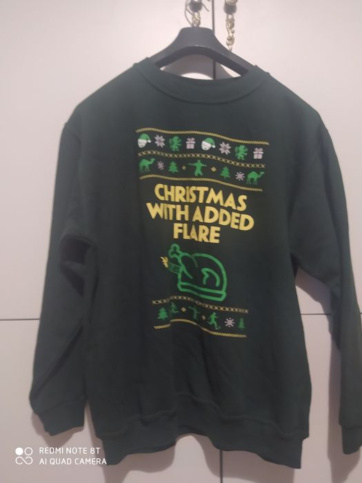 Zielona męska bluza miękka i wygodna, rozmiar XL