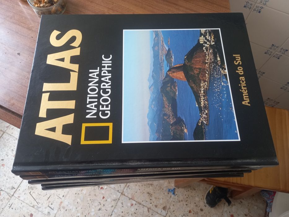 Coleção 9volumes Atlas da Nacional Geografic