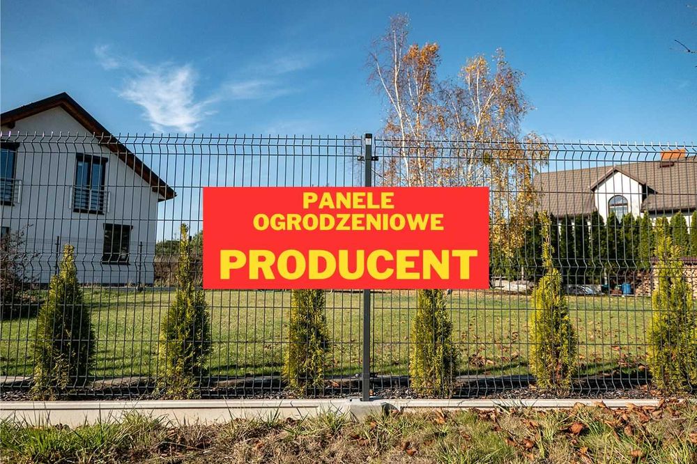 Ogrodzenie panelowe Panele ogrodzeniowe Płot Panel 3d PRODUCENT TYCHY