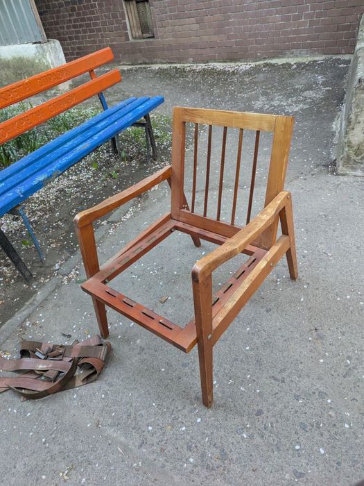 Продам вінтажне крісло Чехословакія 1960 рік ТОРГ