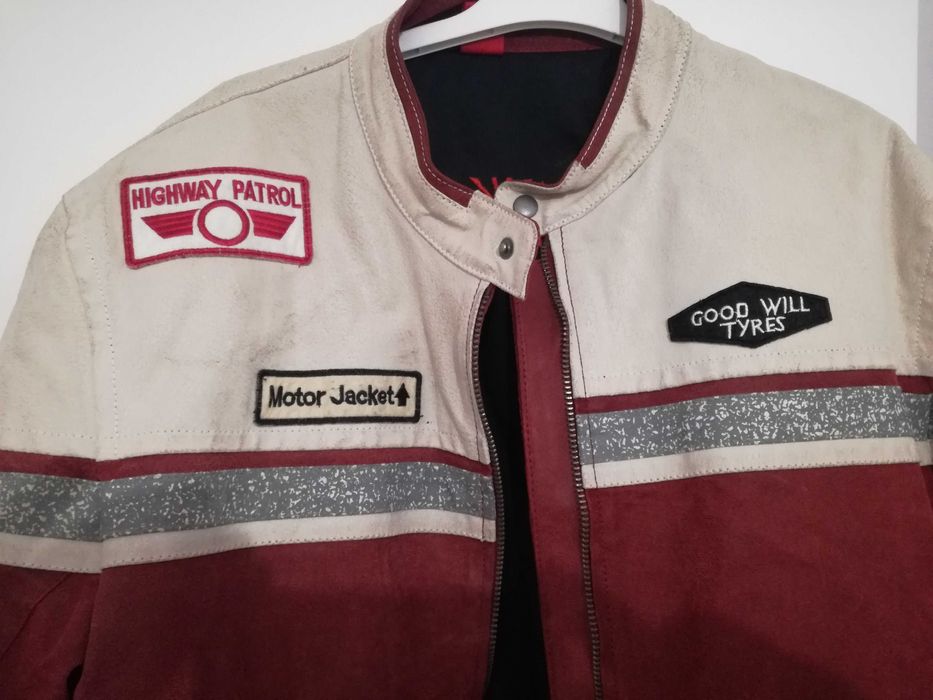 Kurtka męska skórzana