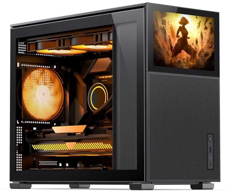 mATX корпус з монітором і топ продувом Ціна\якість. Jonsbo D31 Mesh SC