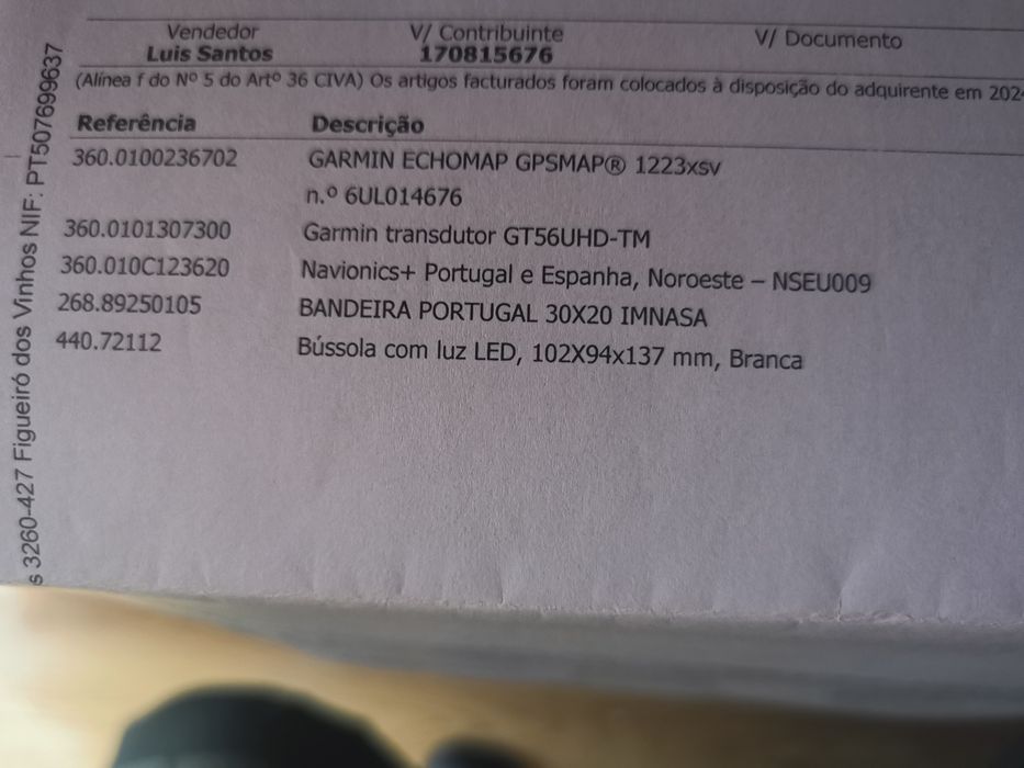 Sonda de pesca Garmin