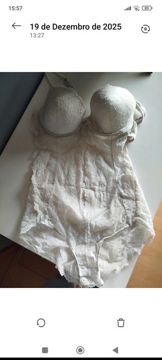 Body renda  marca oysho tamanho S 36