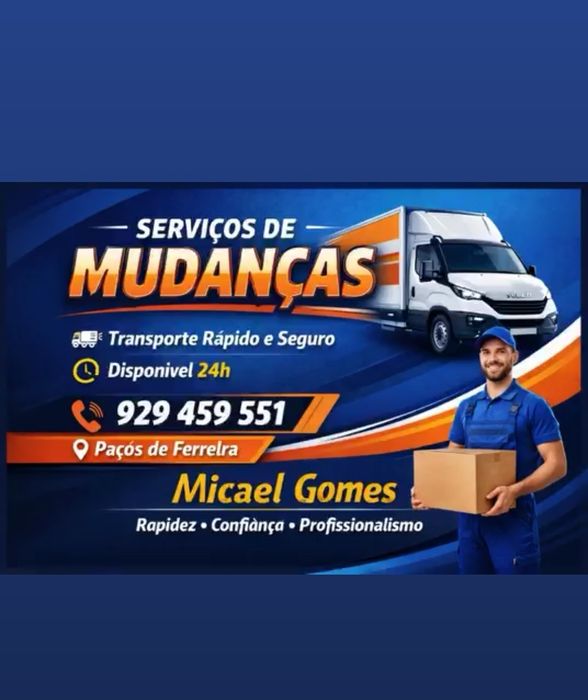 Faço mudanças e alugo andaimes