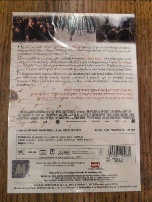 Oliver Twist DVD Nowa unikat