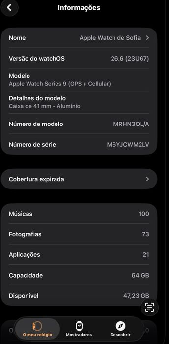 Apple watch S9 cellular 41mm