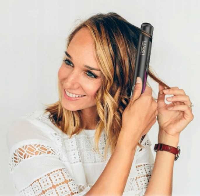 Prostownica i lokówka landot 2 w 1 flat iron curl wave