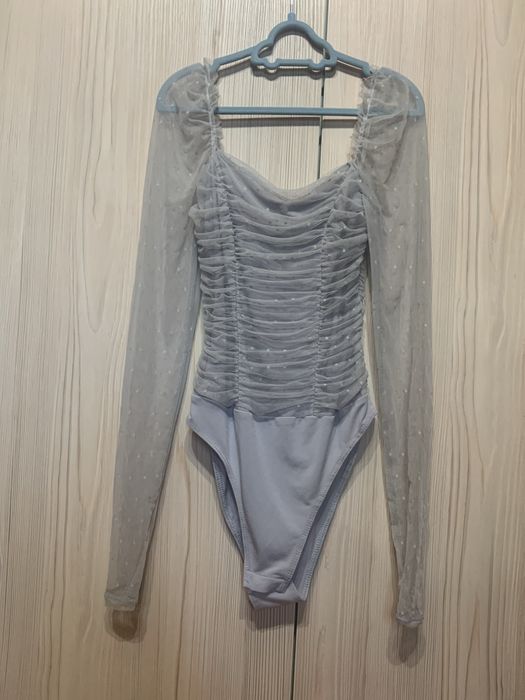 Ніжно голубий боді,розмір xs