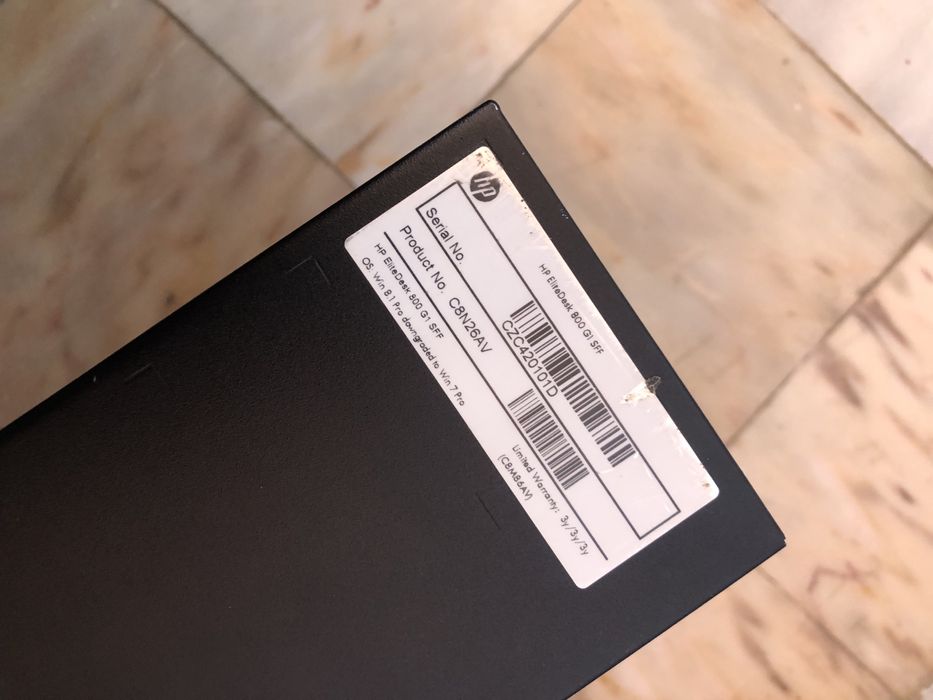 Caixa HP Elite DESK 800 G1 SFF + Leitor CD/DVD RW64740903115651122