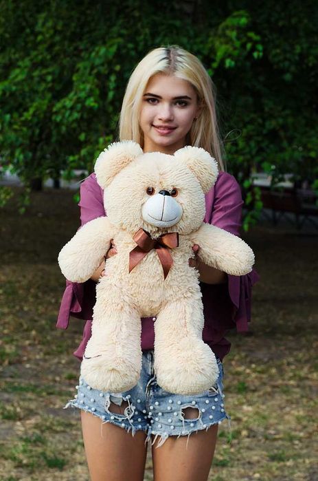 Маленький плюшевий ведмедик. Ведмедик Рафаель 50см.