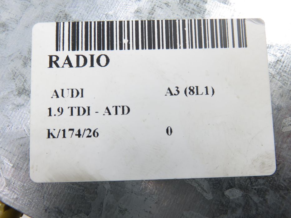 Radio Audi A3 (8l1)