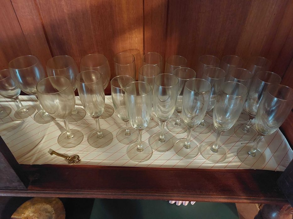 Copos de cristal