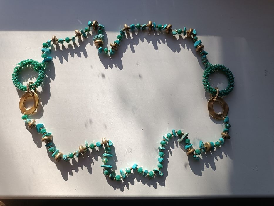 Вінтажне намисто з бірюзою/Англія