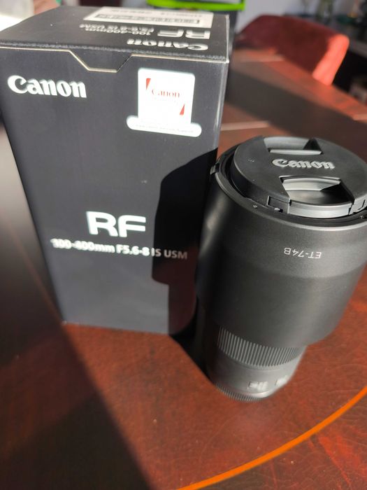 Objetiva Canon RF 100-400mm F5.6-8 IS USM