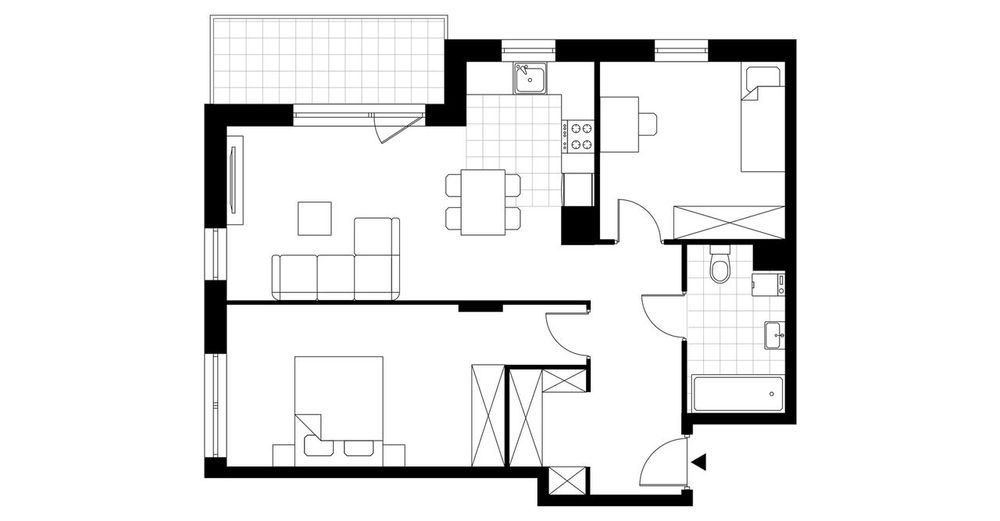 3-pokojowe mieszkanie 65 m² + balkon Bez Prowizji - Widok 4