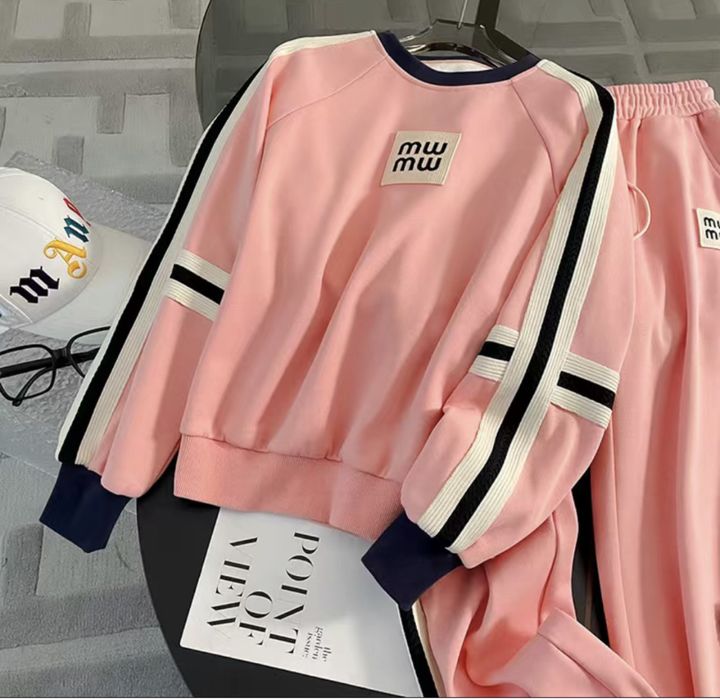 Костюм Miu miu персик