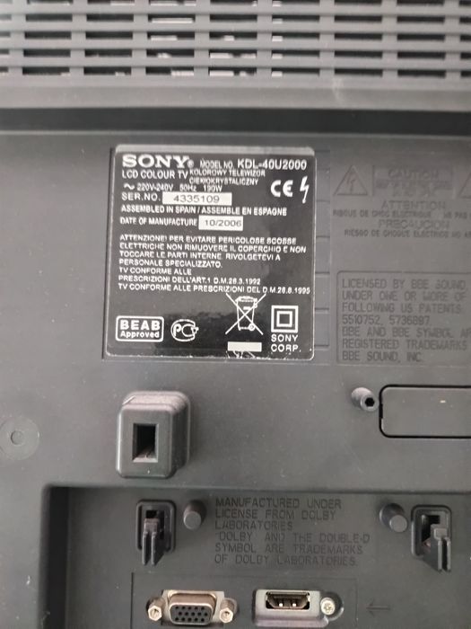 LCD Sony 40 Polegadas