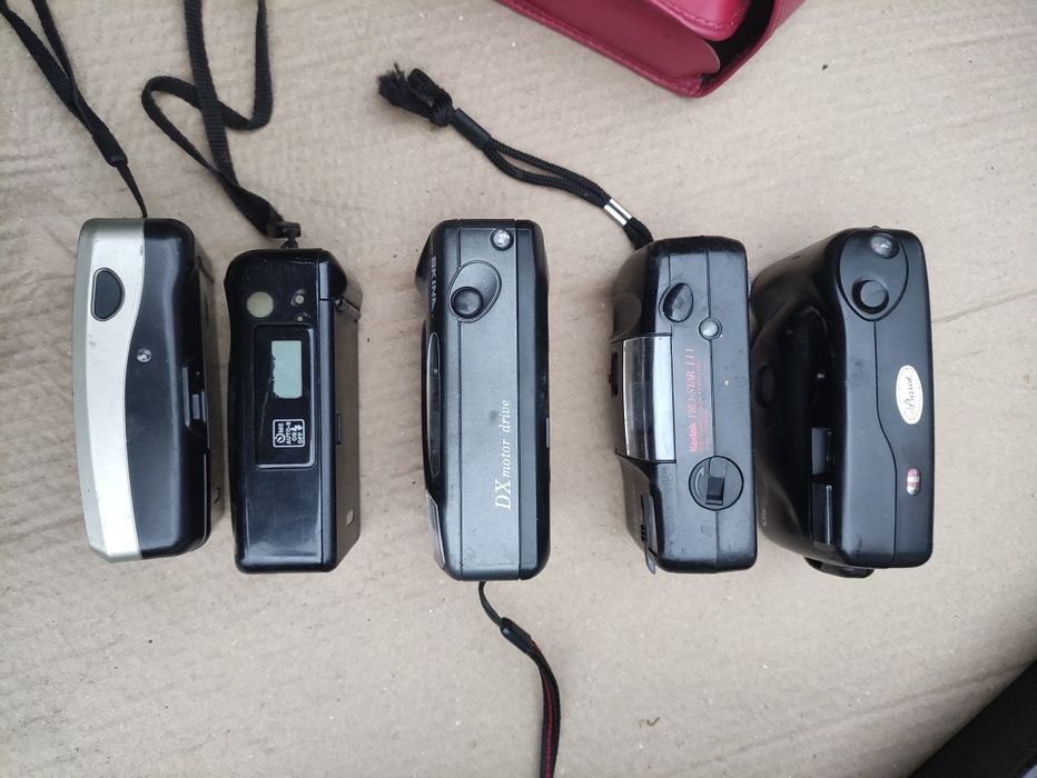 Aparaty fotograficzne na klisze lata 90- 5 szt. CANON, PREMIER i inne