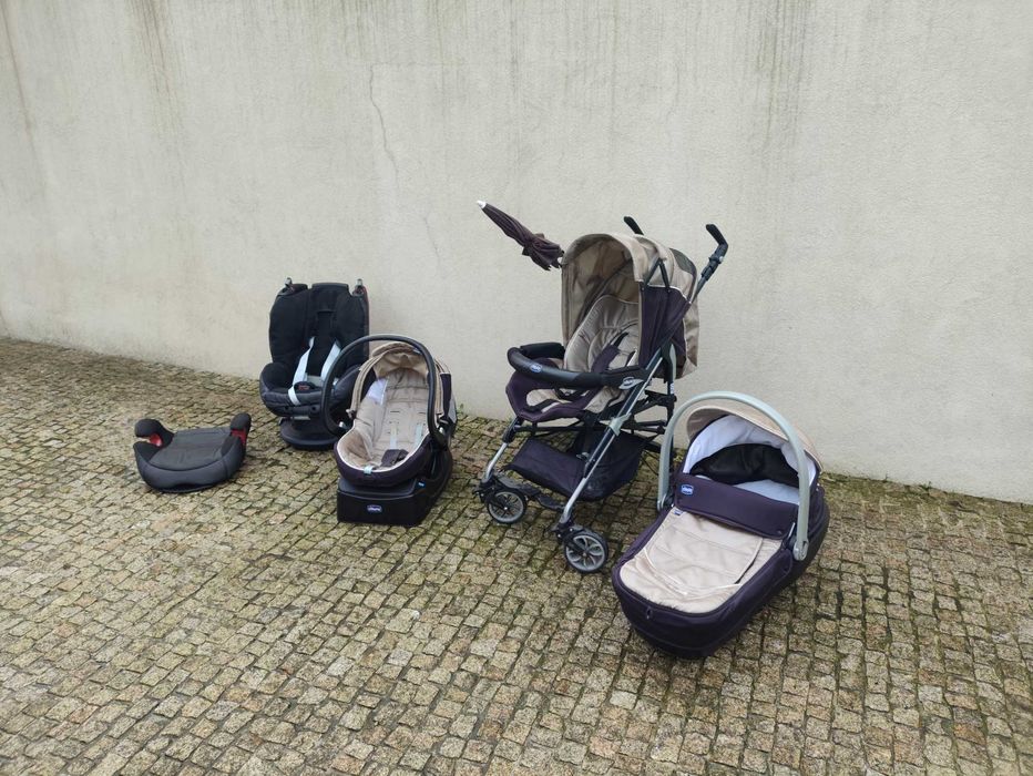 Trio Living Chico + Cadeira auto Maxi Cosi