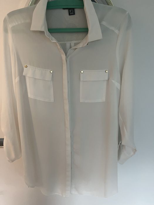 Dluga koszula kremowa piekna primark