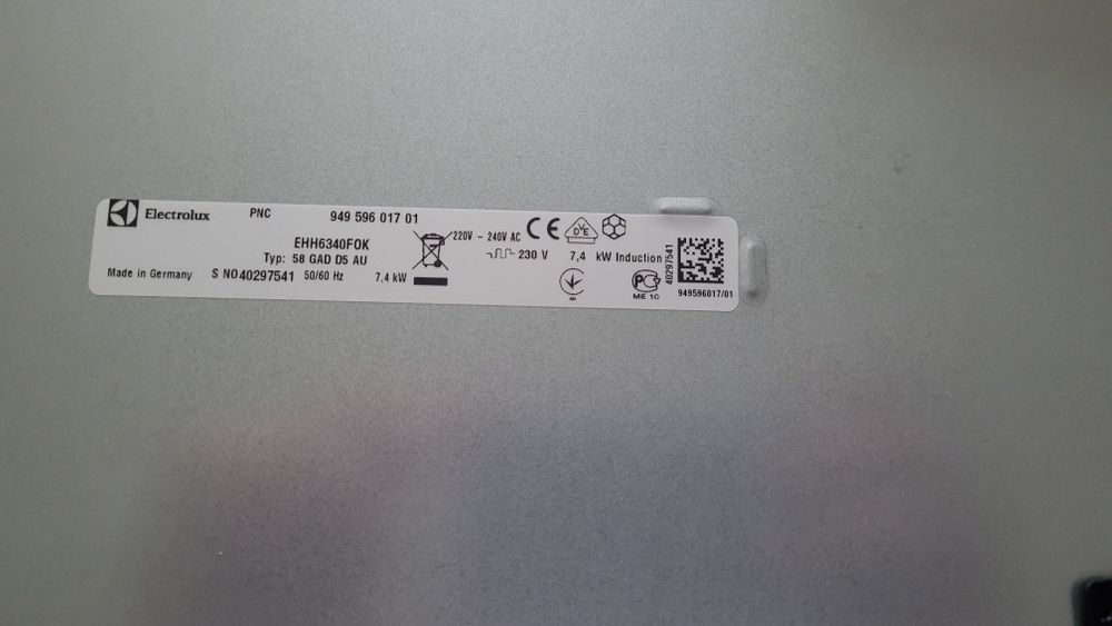 Placa indução Electrolux EHH6340FOK (Elétrica - 59 cm - Preto)