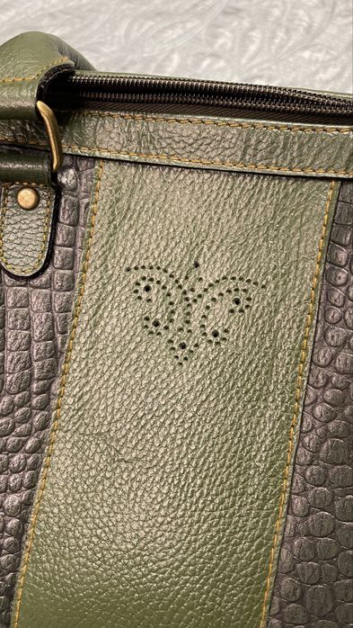 Сумка з натуральної крафтової шкіри