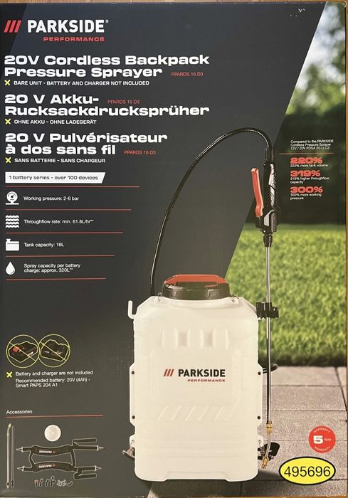 Opryskiwacz Parkside Performance