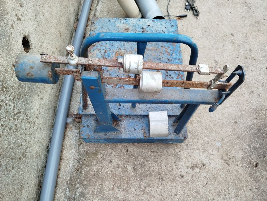 Balança antiga azul