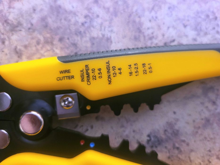 Кримпер обжимка для трубчастих наконечників 6 кулачків