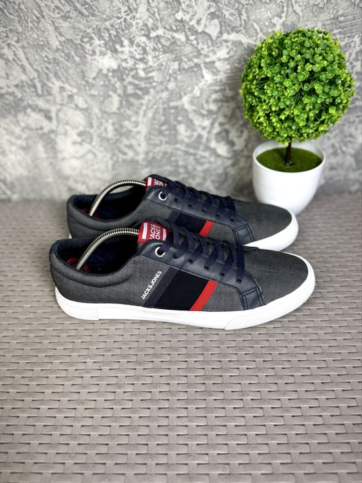 Jack & Jones кроссовки кеды 45 размер спортивные серые