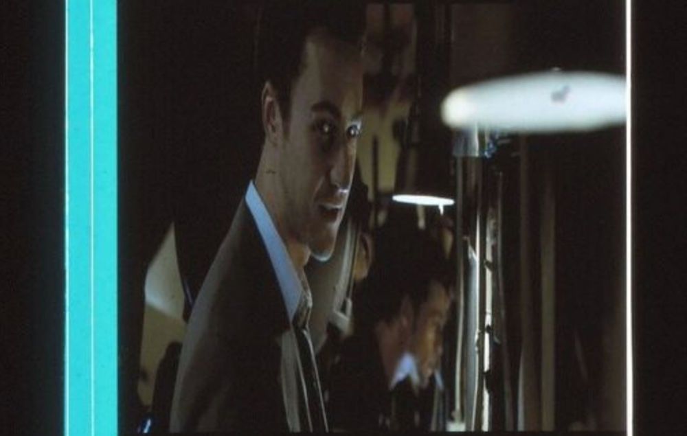 Fotogramas em película 35mm do filme culto FIGHT CLUB