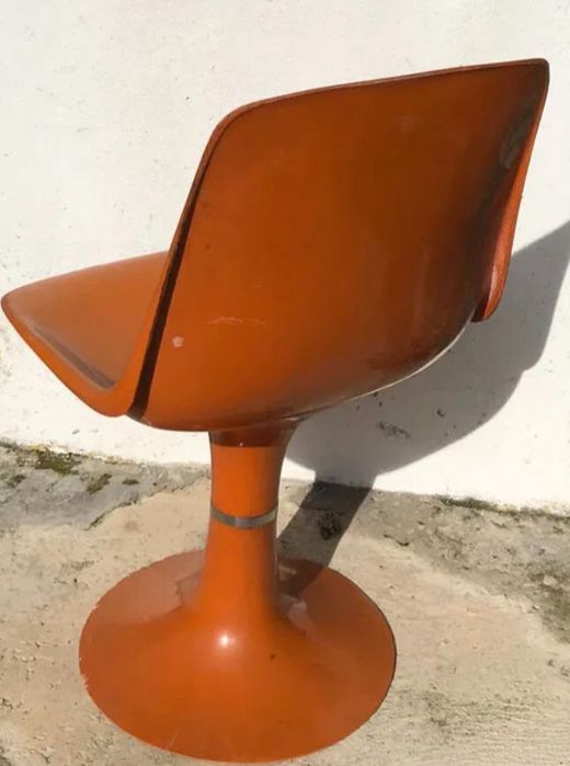 Cadeiras vintage design tulipa fibra de vidro