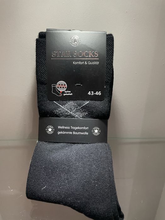 5 x par skarpet męskich Star, bezszwowe, bawełniane, rozmiar 43/46
