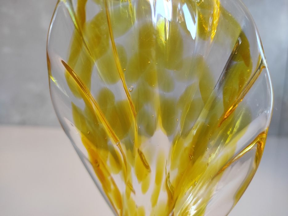 Pucharek Szkło kolorowe Modernistyczne Art Modern