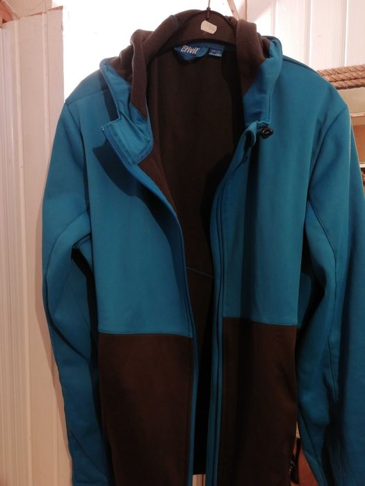 Kurtka męska wiatrówka niebieska Crivit XL