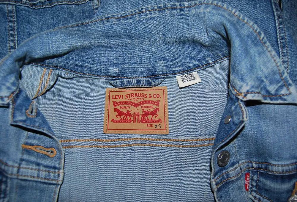 LEVI STRAUSS ROZ.XS kurtka damska jeans katana jak nowa