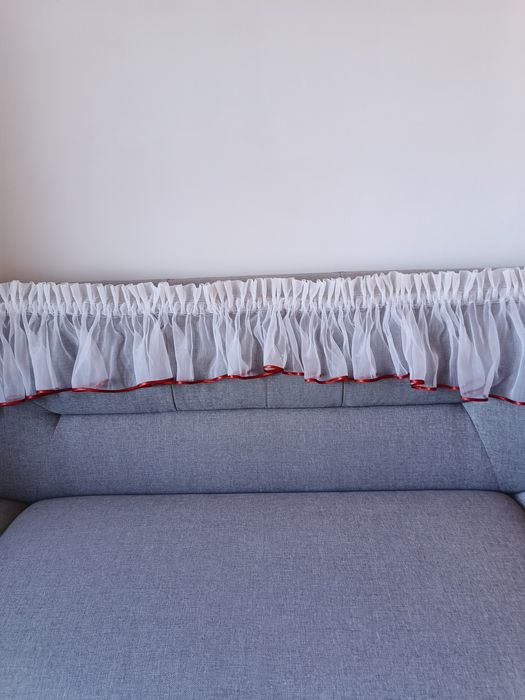 Firanka woalowa, lambrekin 6m, nowa