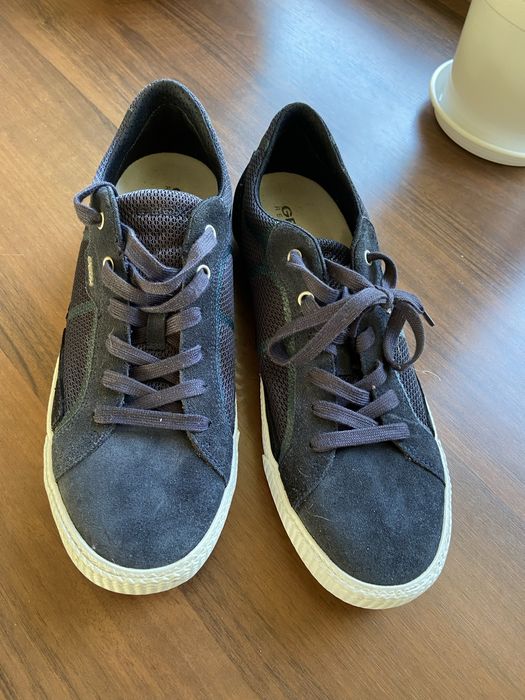 Skorzane Snikersy Geox