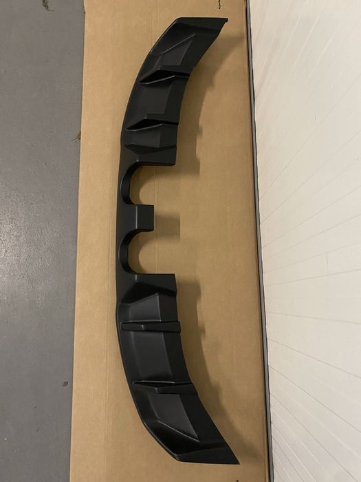 SPOILER DIFUSOR DE ESCAPE (LIP AILERON PALA ABA LAMINA AVENTAL) SEAT LEON 5F MK3 CUPRA PERFORMANCE FR LOOK R32